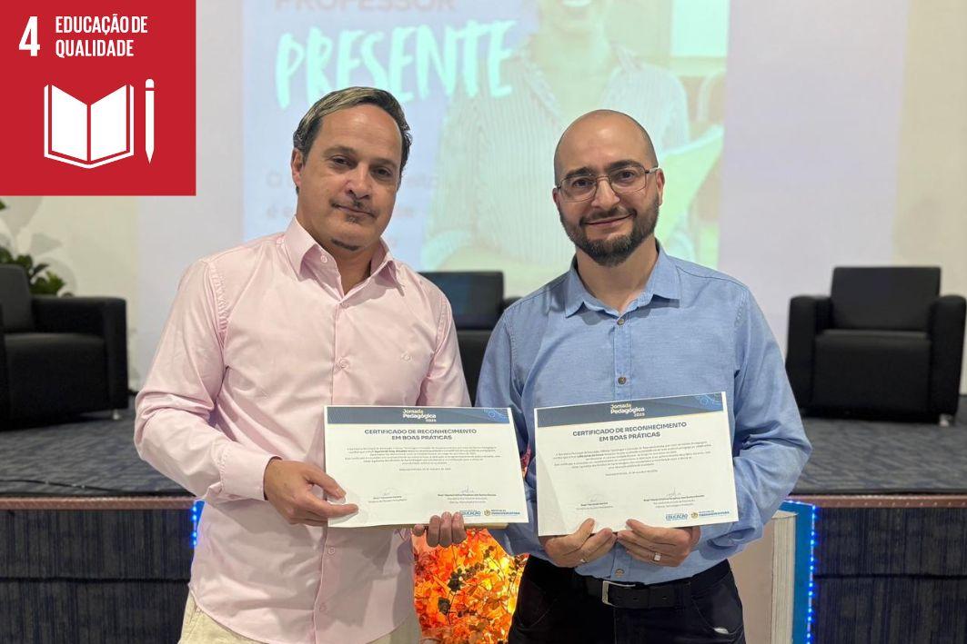 Boas práticas pedagógicas colocam professores de Itaquá entre os melhores do estado