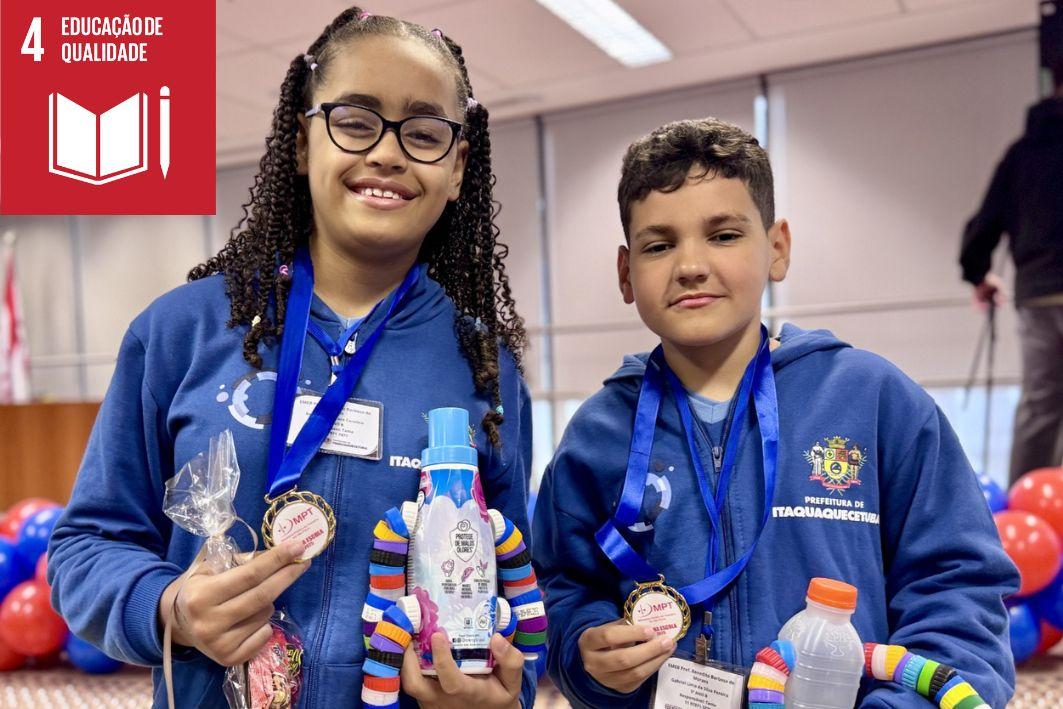 Itaquá é destaque em todas as categorias na premiação estadual do projeto MPT na Escola